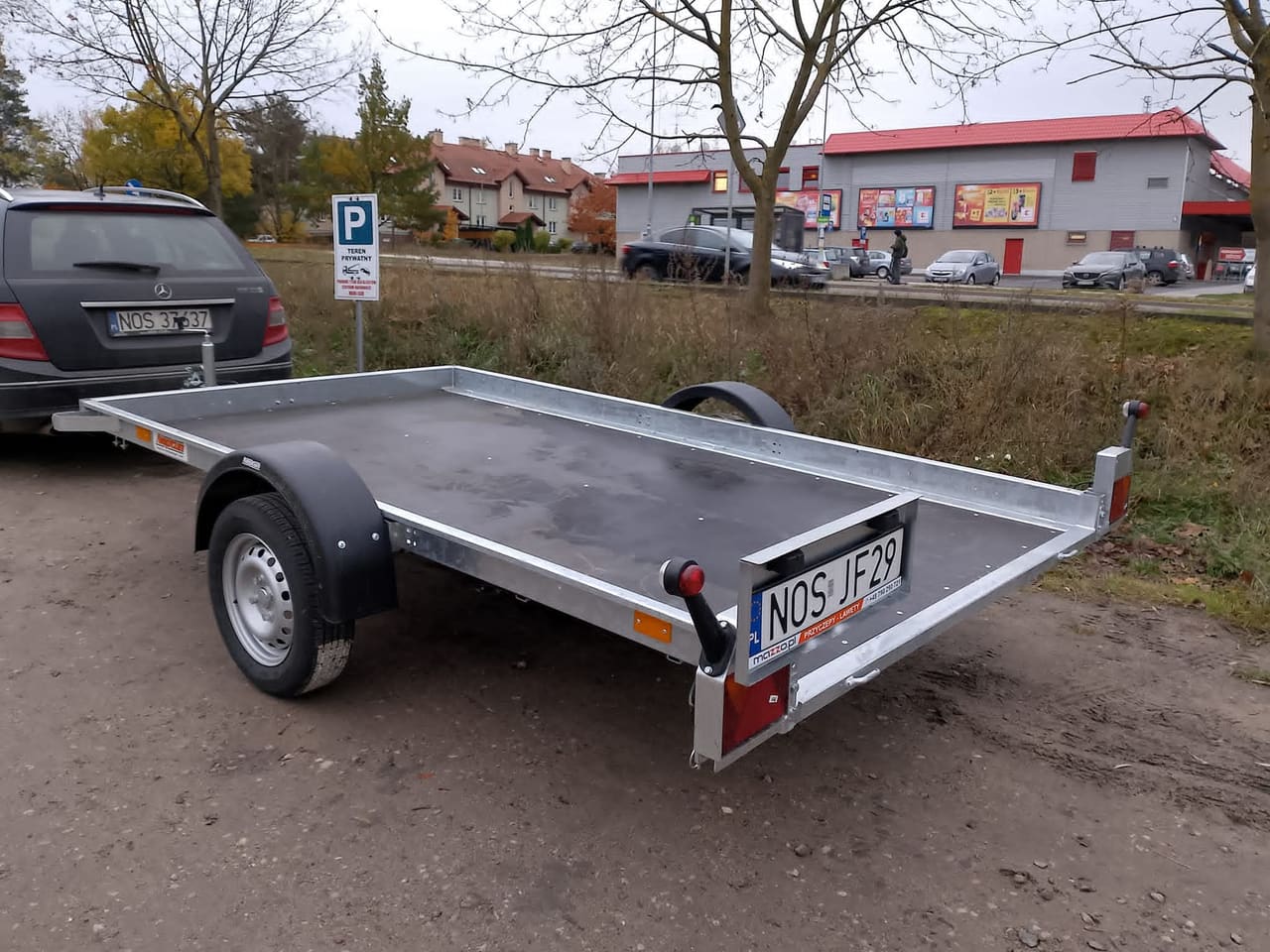 Przyczepa platforma (uchylna) — zdjęcie 1